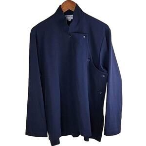 Opus 204 Seatle Wool Jacket High Neck Japanese Front Style Blue size 2